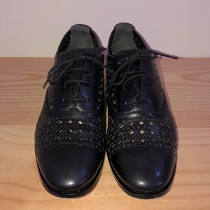Michael Kors Black Sunny Lace-up Oxfords